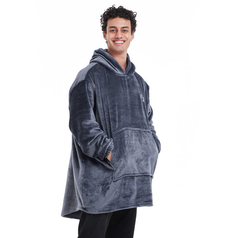 Snuggs Blanket Hoodie Dark Grey